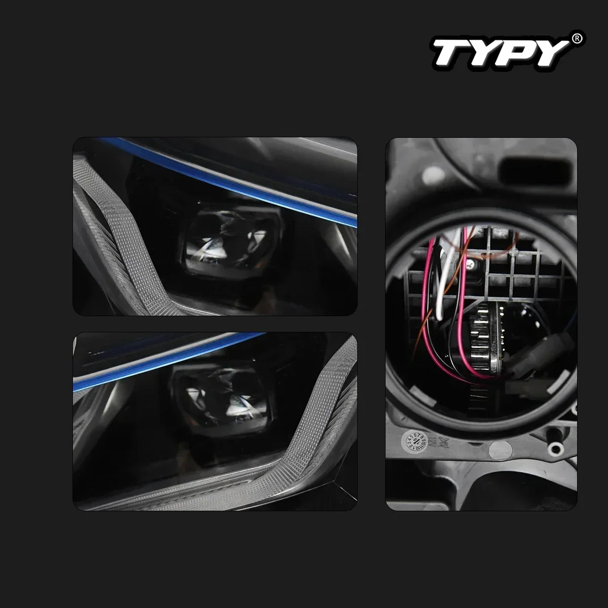 

TYPY New LED Head Lamp Upgrade Modified For BMW X3 2010-2016 X4 F26 F25 Dynamic Signal Head Lamp Auto Accessories