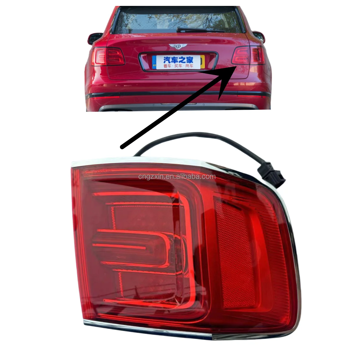 

For Bentley Bentayga Original Second-hand Taillight LED Left and Right OEM 36A945094S 36A945094P 36A945094Q 36A945094D