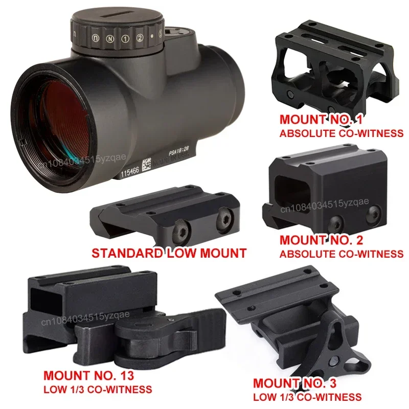 Trijicon MRO RMR SRO Reflex Red Dot Sight Коллиматор Охотничий прицел с подсветкой Снайперское снаряжение для страйкбольной винтовки AR15 M4