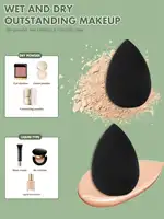 Set of 14 Professional Mini Makeup Sponges—Ultra-Soft, Applies Makeup Without Caking, Facial Makeup Tools 5