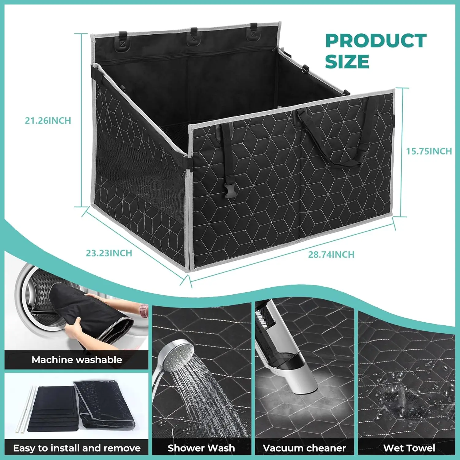 

Dog Car Seat Golden Retriever Bianmu Special Waterproof and Anti-dirty Pet Seat Cushion Dog Going Out Car Artifact Kennel