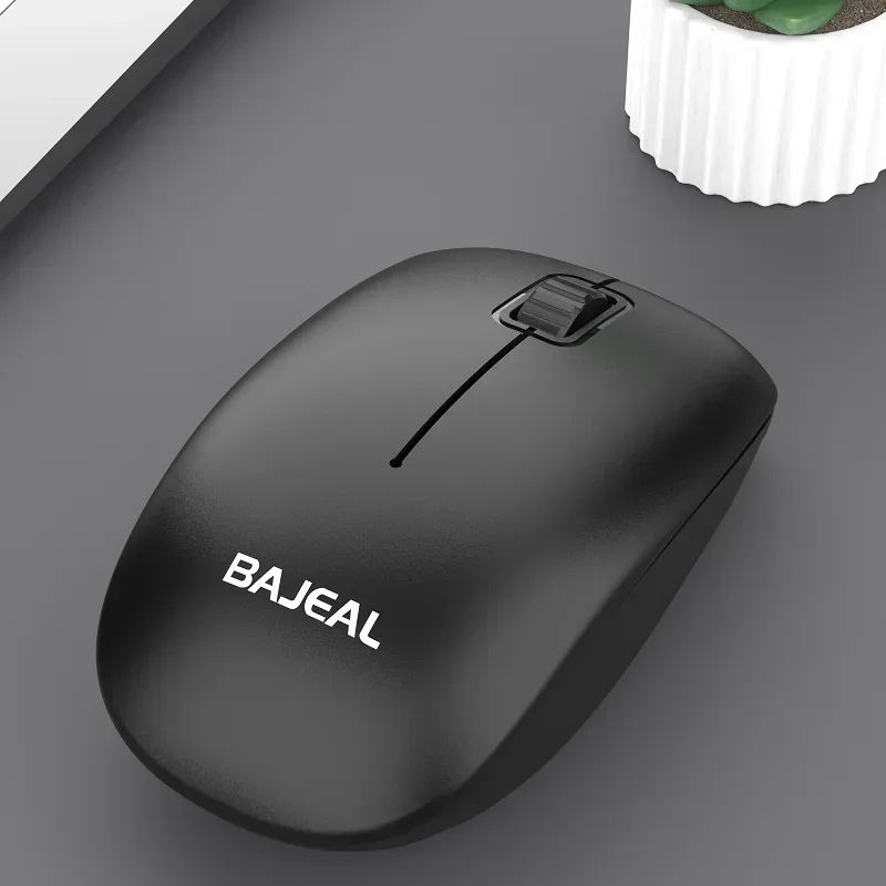 BAJEAL M2 Wireless Blue-tooth Mouse Ergonomic Optical Computer Mice With USB Receiver Silent Click For Computer Laptop PC