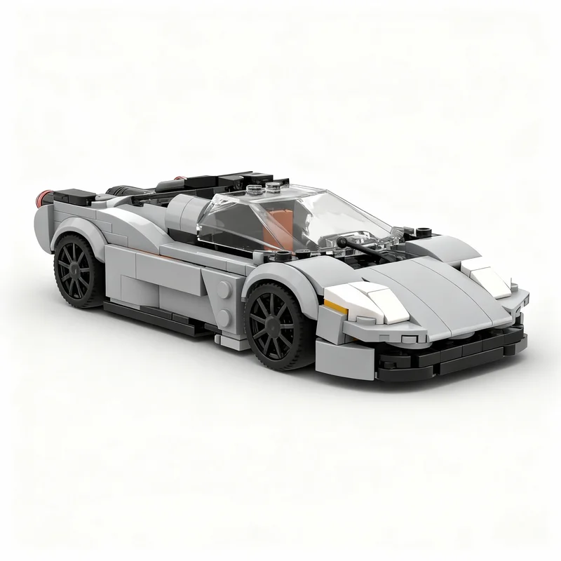 

357pcs MOC Gordon Murray T 50 City Champions Model Building Blocks Construction Toy Christmas Gifts DIY Creative Idea Education
