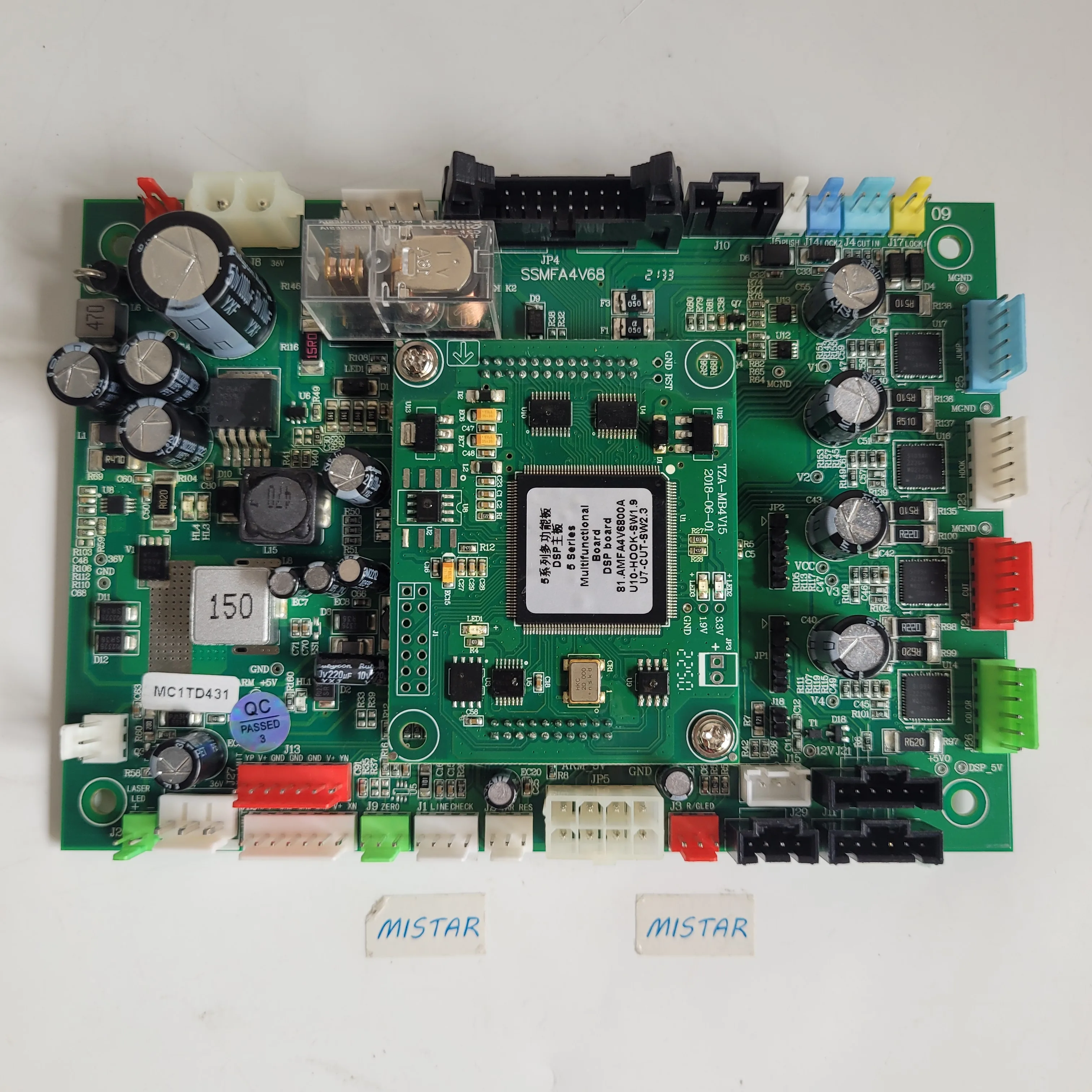 

TZA-MB4V15 + SSMFA4V67 Industrial Gear Multifunctional Board for Embroidery Machine