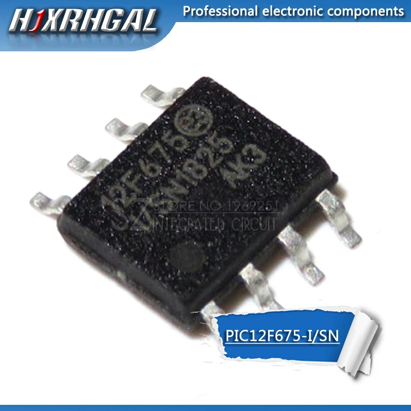 5PCS PIC12F675-I/SN SOP-8 PIC12F675 SOP 12F675-I/SN SMD 12F675 SOP8 HJXRHGAL PIC12F629-I/SN PIC12F629 12F629-I/SN