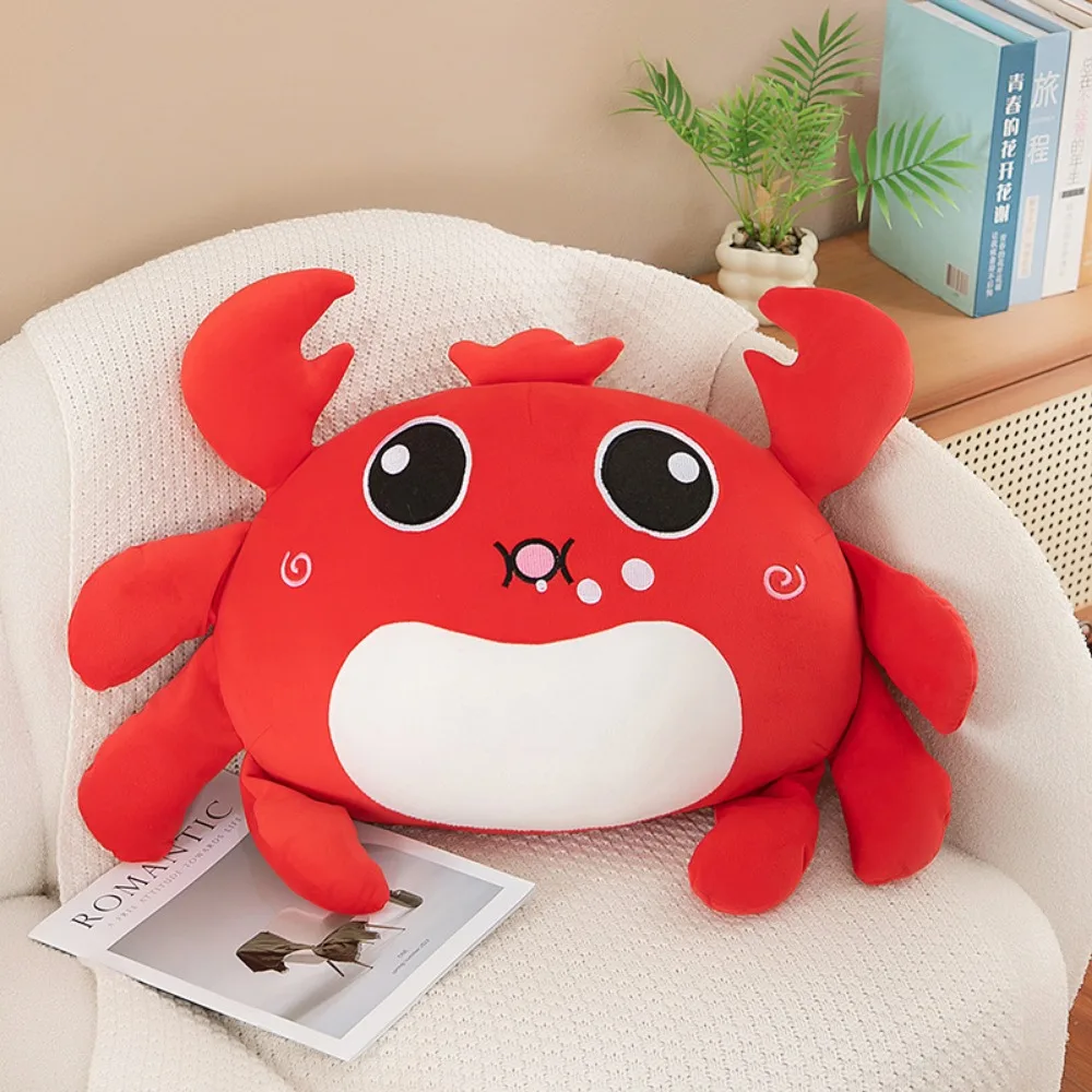 

PP Cotton Crab Ocean Plush Toys Simulation Fluffy Animal Crab Dolls Cartoon Ins Sea Crab Plush Dolls Children's Christmas Gift