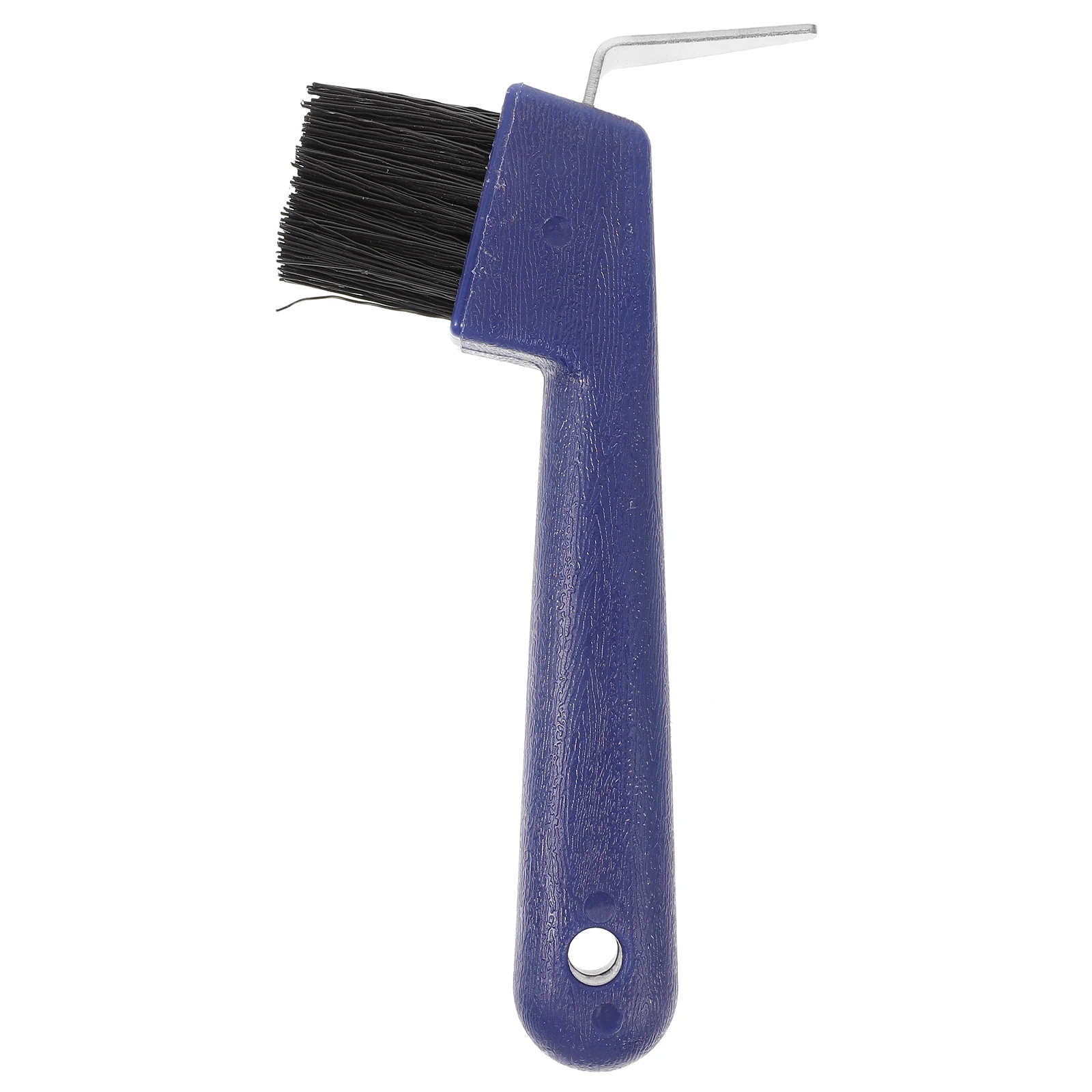 

Horse Hoof Care Tools Portable Durable Nylon Brush Stainless Steel Cleaning Equipment Soft Grip Handle Grooming