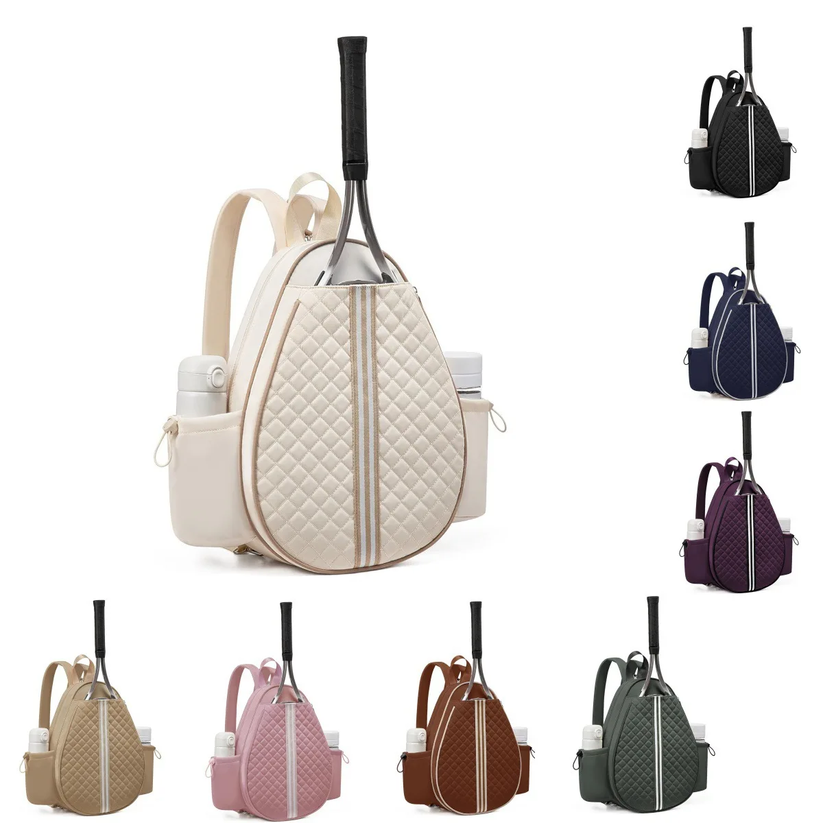 

Multi-functional Lightweight Waterproof Tennis Backpack for Pickleball & Badminton, Sports Equipment Bag
