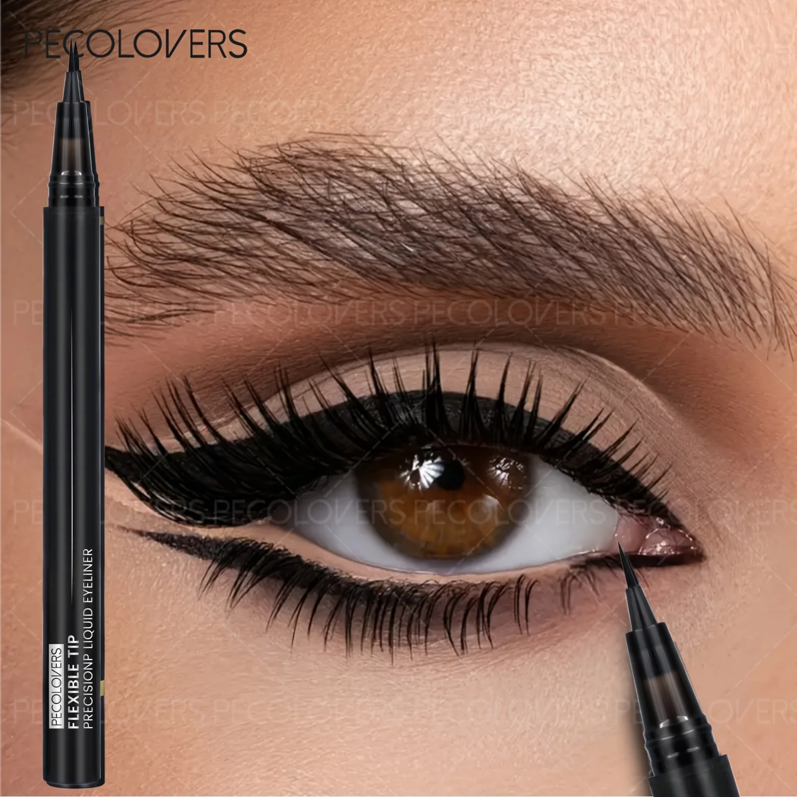 1PC Wasserdicht Schwarz Flüssigen Eyeliner Stift Langlebig Quick-dry Glatte Eye Liner Anti Fleck Flüssigen Eyeliner Stift