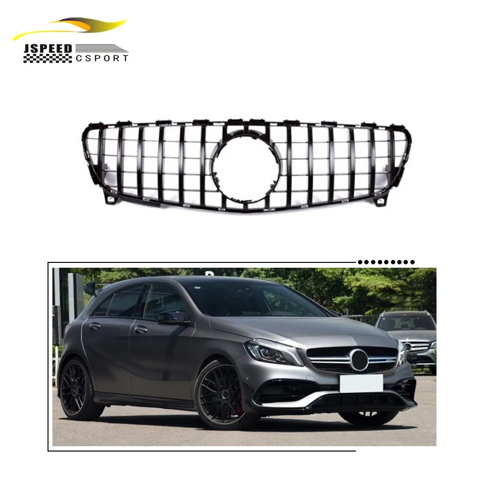 

Suitable for Mercedes-benz A-Class W176 2016-2018 GT GTR front grille grid grille air vents