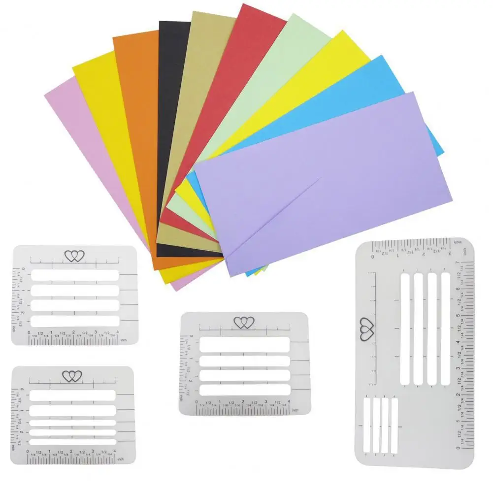 Party Craft Templates Envelope Template Envelope Addressing Guide Stencils Set for Diy Calligraphy Lettering for Lines