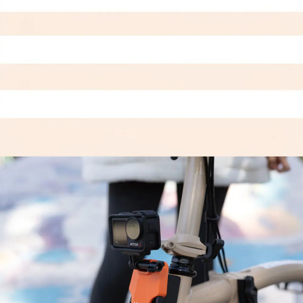 Front Pig Nose Camera Holder For For Brompton Dahon Folding Bike Accessories Action Camera Bracket Mounting Base Support