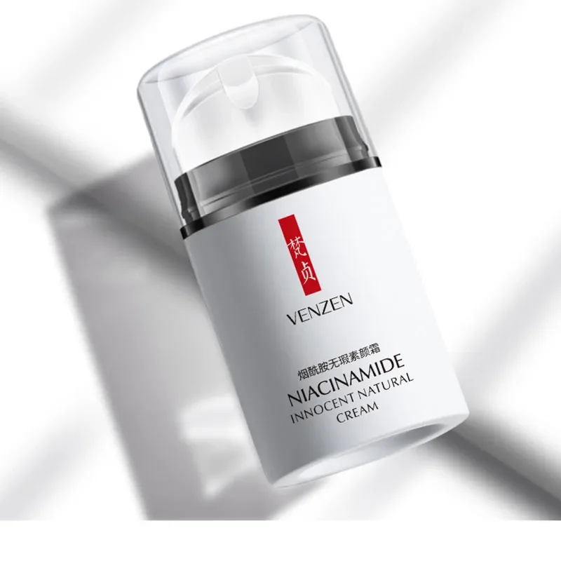 Face Nicotinamide Cream Moisturizing Shrinking Pores Brighten Skin Color Concealer Isolation Cream Face Skin Care