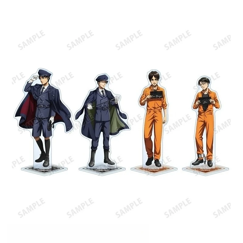 decoracao-de-mesa-attack-on-titan-colecao-levi-ackerman-e-eren-jager-bonecos-de-acrilico-enfeites-suportes-e-chaveiros-de-presente