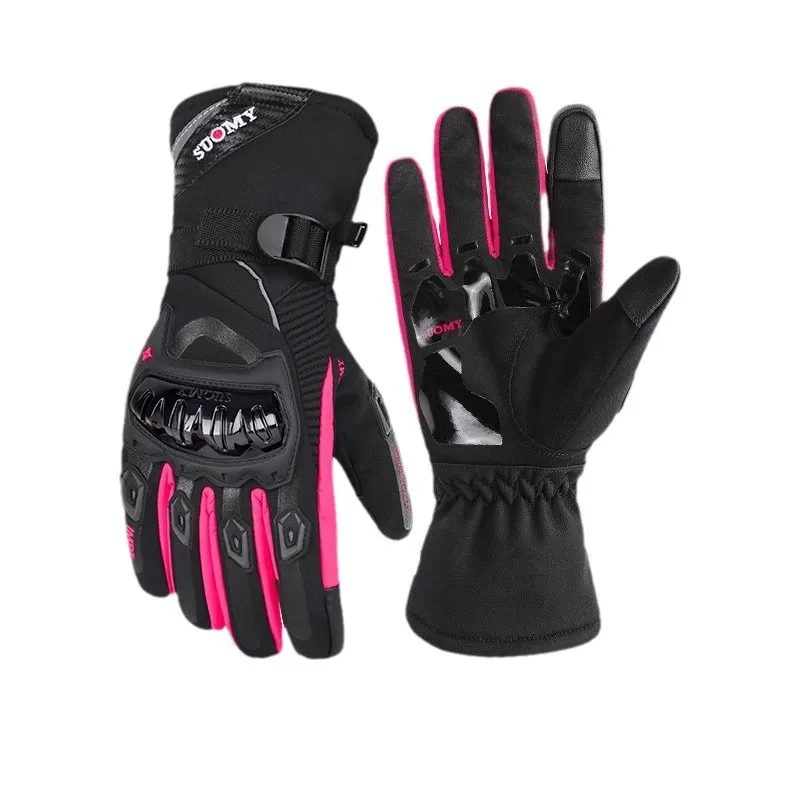 

Motorcycle Gloves Women Waterproof Windproof Winter Warm Moto Biker Gloves Motorbike Riding Touch Screen Moto Protection Guantes
