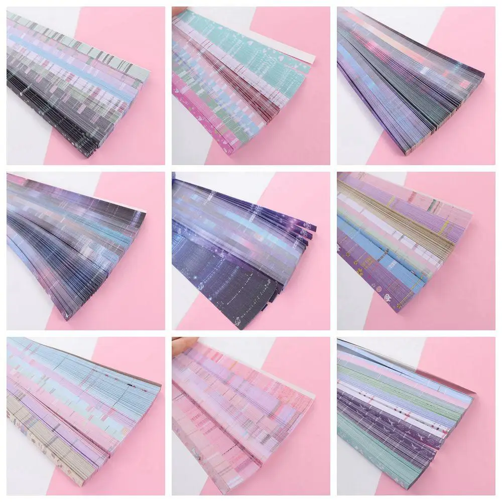 الفنون صياغة لوازم ورق زينة لاكي ستار اوريغامي اوريغامي الفنون صياغة اوريغامي نجوم شرائط الورق لتقوم بها بنفسك فنون اليد صنع