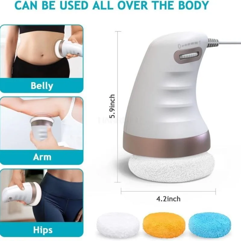 Cellulite massager Body Shaping machine Cloth cover grease pusher Home massager Handheld electric body massager