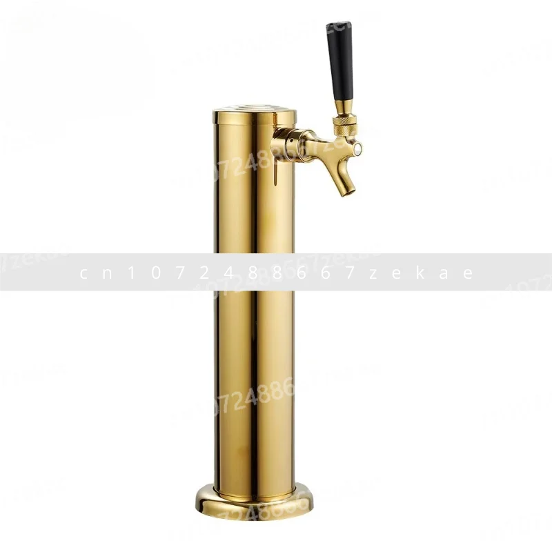 

Single Faucet Stainless Steel Draft Beer Tower Pillar Dispenser Party Kaigrato Beverage Dispenser