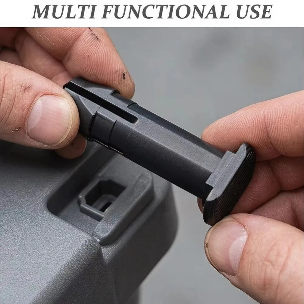 2Pcs Plastic Wheelie Bin Hinge Pin Chamfered Cut Face Hinge Component Bin Lid Hinge Pin Replacement Part Heavy Duty