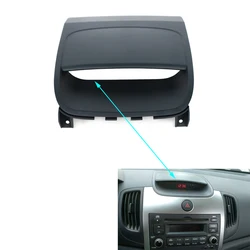 k847451x000wk Electronic clock trim panel CD frame upper trim panel  for 2009-2017 KIA FORTE dashboard middle upper black cover