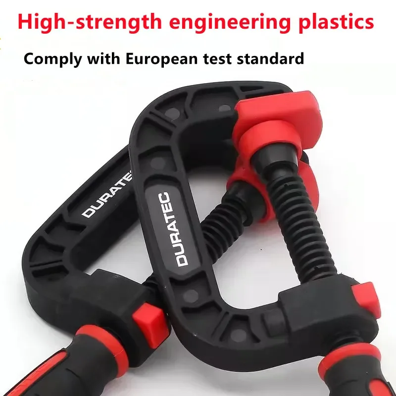 1Pcs Quick Woodworking G Clamp Heavy Duty C Clamp Plastic D Clamp Fixing Clamp Set Woodworking Tools Strong Clamping