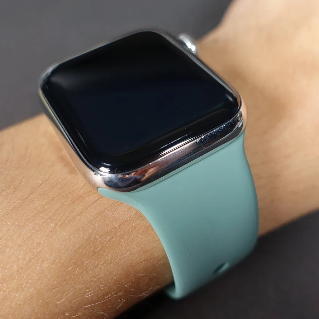 Silikonarmband für Apple Watch, 46 mm, 44 mm, 45 mm, 49 mm, 42 mm, 40 mm, 41 mm, Sportarmband, iWatch Series 12, 11, 10, SE, 9, 8, Ultra, 4, 3, 2. – Detail 3