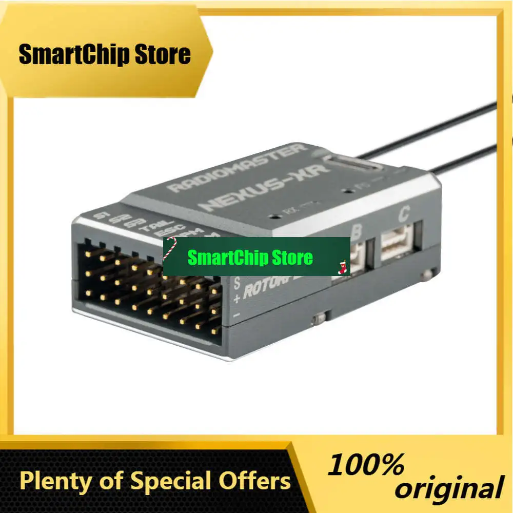 SmCpRadioMaster Nexus-XR RC Helicopter Flight Controller With ELRS 2.4GHz Receiver Rotorflight Support