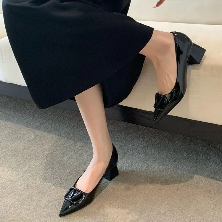 Women's Latest Elegant Women's High Heels with Pointed Toes and Unique Design Shoes image 2