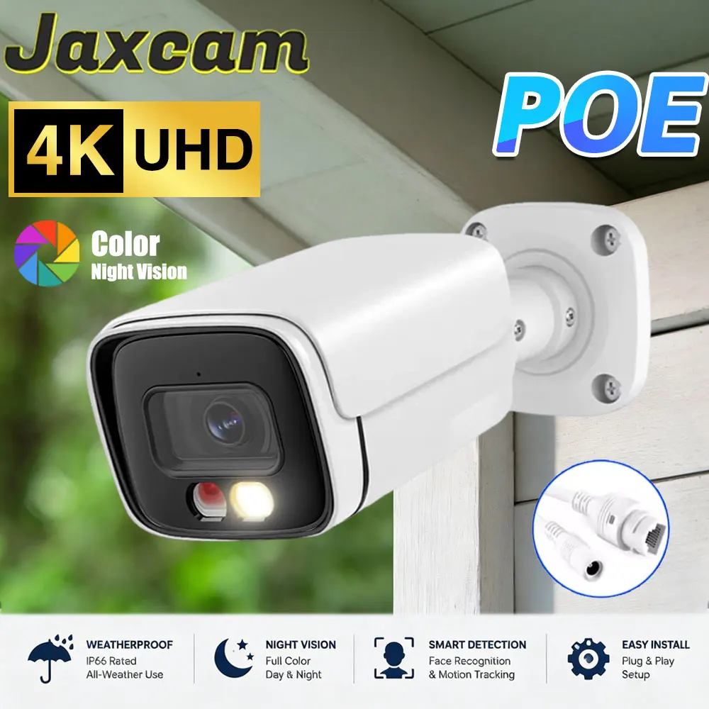 xmeye-8mp-4k-poe-wired-ip-h265-audio-record-cctv-face-detection-color-night-vision-waterproof-ip66-outdoor-security-videocamera
