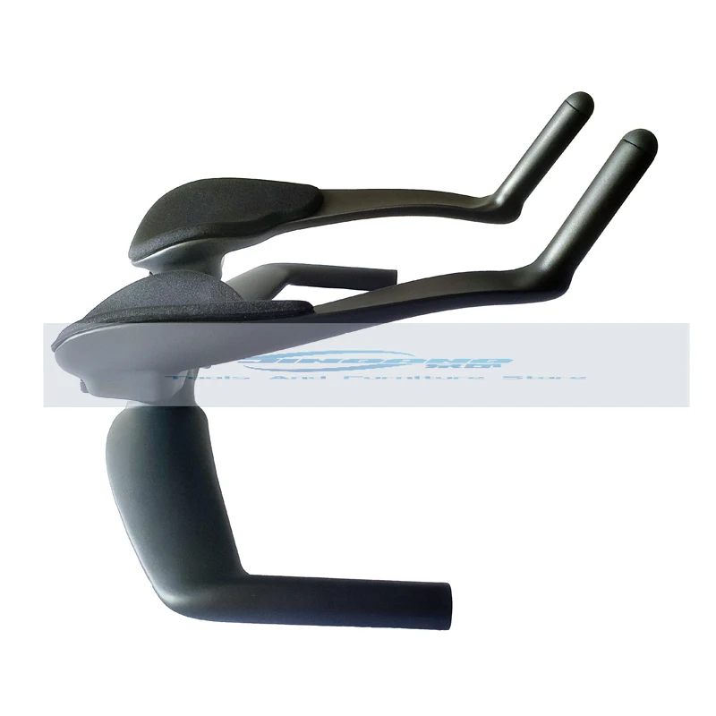 دراجة من ألياف الكربون راحة طويلة وضع مقود دراجة الطريق سباق TT وضع المقود التدريب على راكب الأرض #2