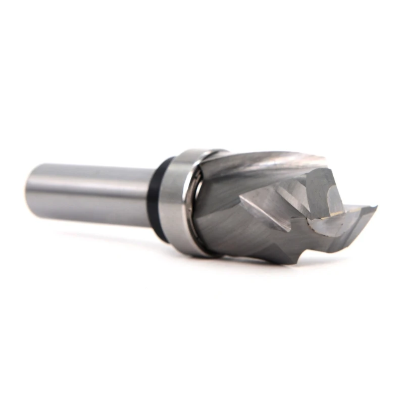 Ultra-Perfomance Compression Flush Trim Solid Carbide Router Bit for Woodworking End Mill 1/4\