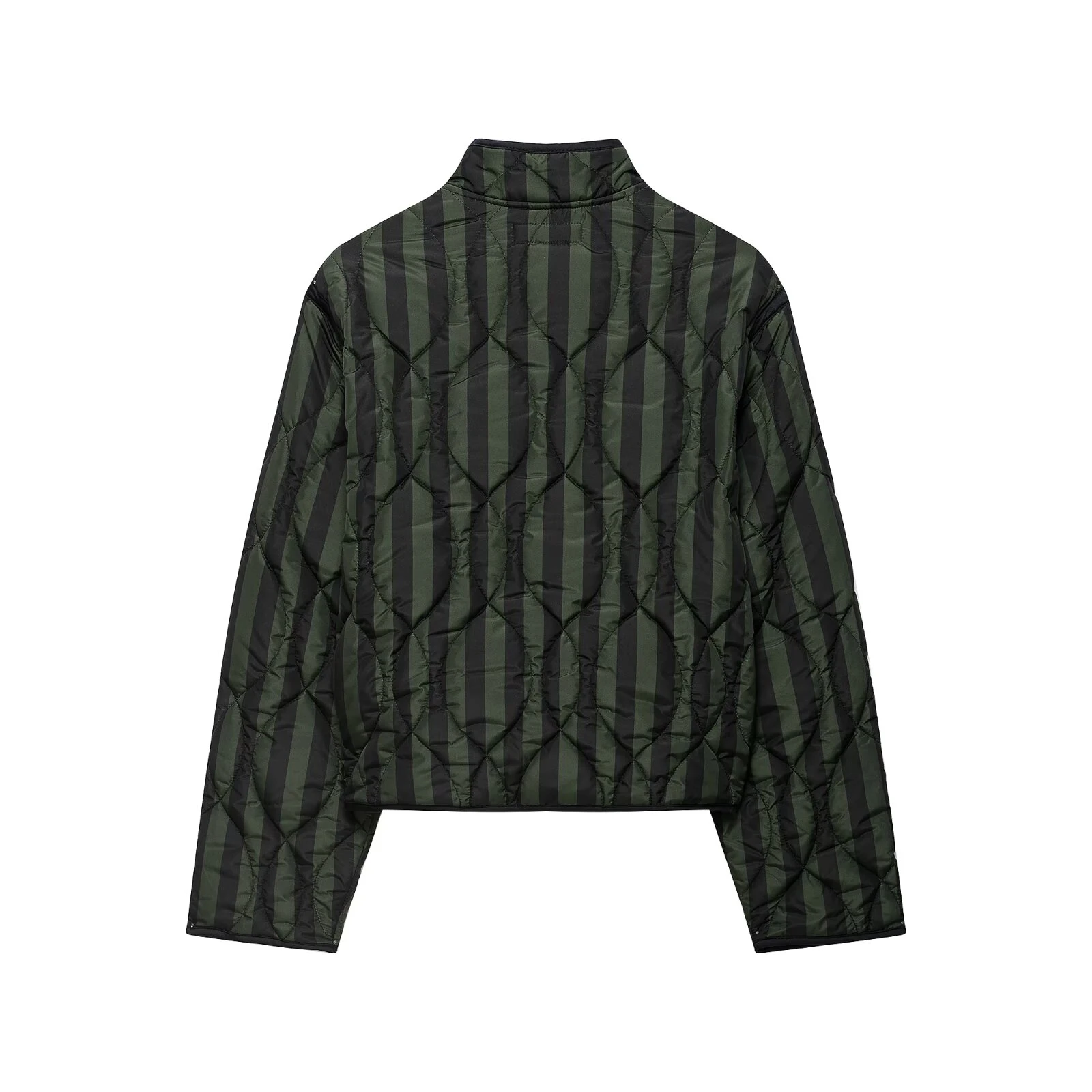 European and American style foreign trade women's clothing new 2026 fashion striped rope knot cotton jacket jacket jacket