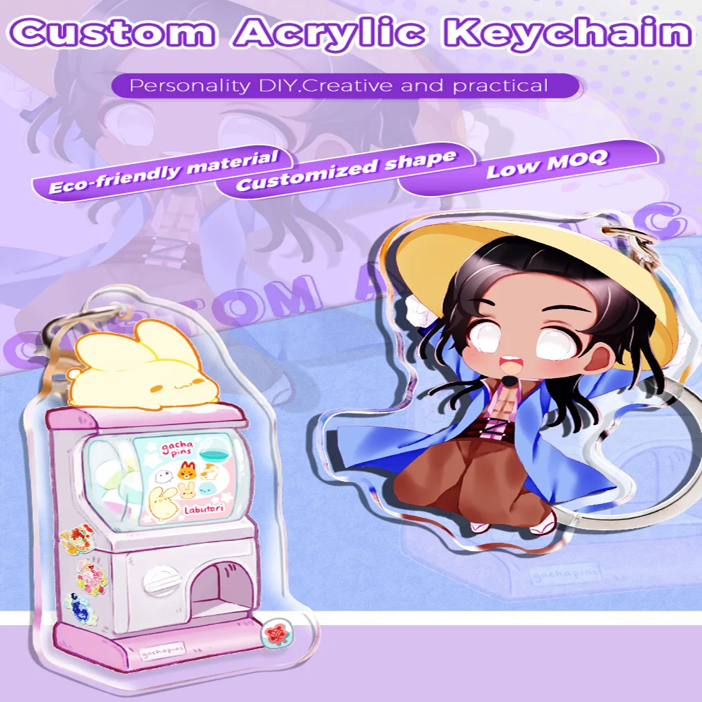 

Customized acrylic keychains keychains photos cartoons anime celebrity logo advertising party supplies birthday gifts