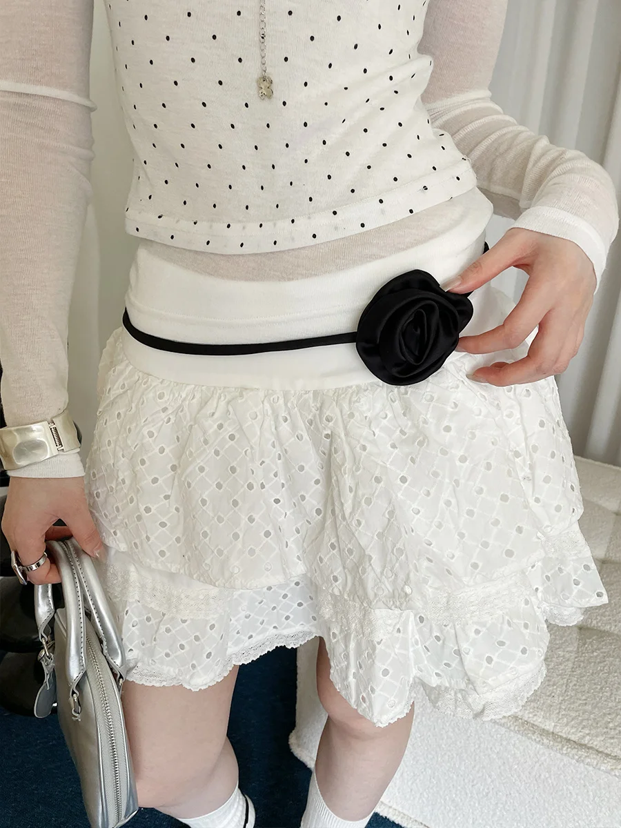 2025 New High-End Floral Waist Cord For Women With Fine Waist Belt Decoration