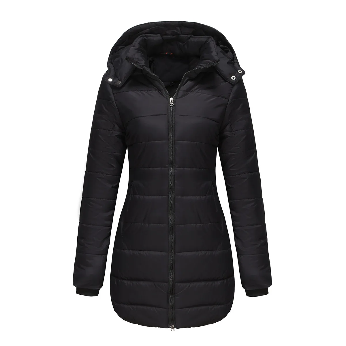 

Women Jackets Winter Autumn Women's Overcoat Zipper Causal Outwear Coat Female Hooded Coat Casaco Feminino Ladies Jacket