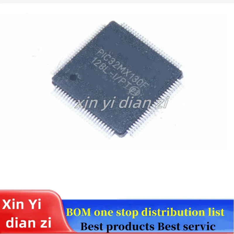 

1pcs/lot PIC32MX130F128L-I PT PIC32MX130F128L qfp ic chips in stock