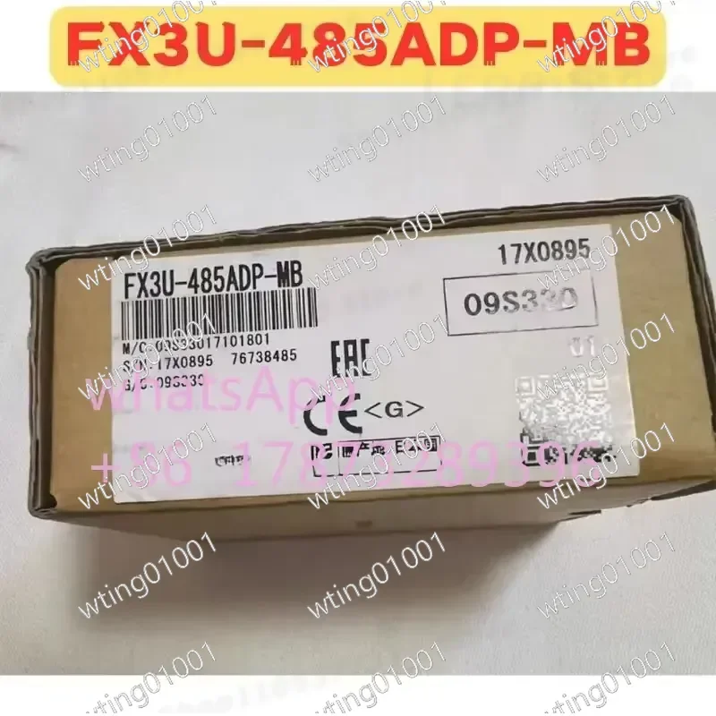 for FX3U 485ADP MB Communication Adapter Module Genuine RS485 Interface Unit High Speed Data Transmission PLC