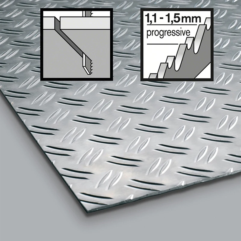 BOSCH 2608631013 Curved Saw Blade T118A Basic for Metal HSS 5-Pack 92mm Metal Straight Cutting Attachments Tool Accessories