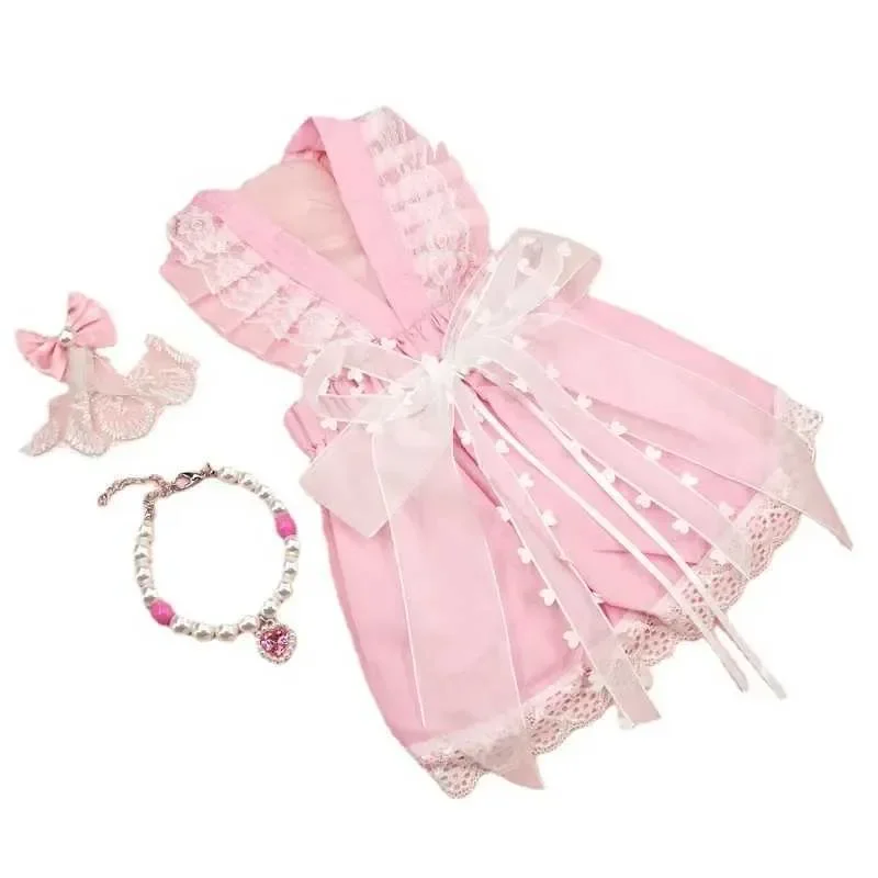 الحيوانات الأليفة الكلب فستان الزفاف الكلب تنورة رائعة الدانتيل طباعة القوس جرو فستان Bichon المالطية الحيوانات الأليفة القط الأميرة تنورة الكلب الملابس