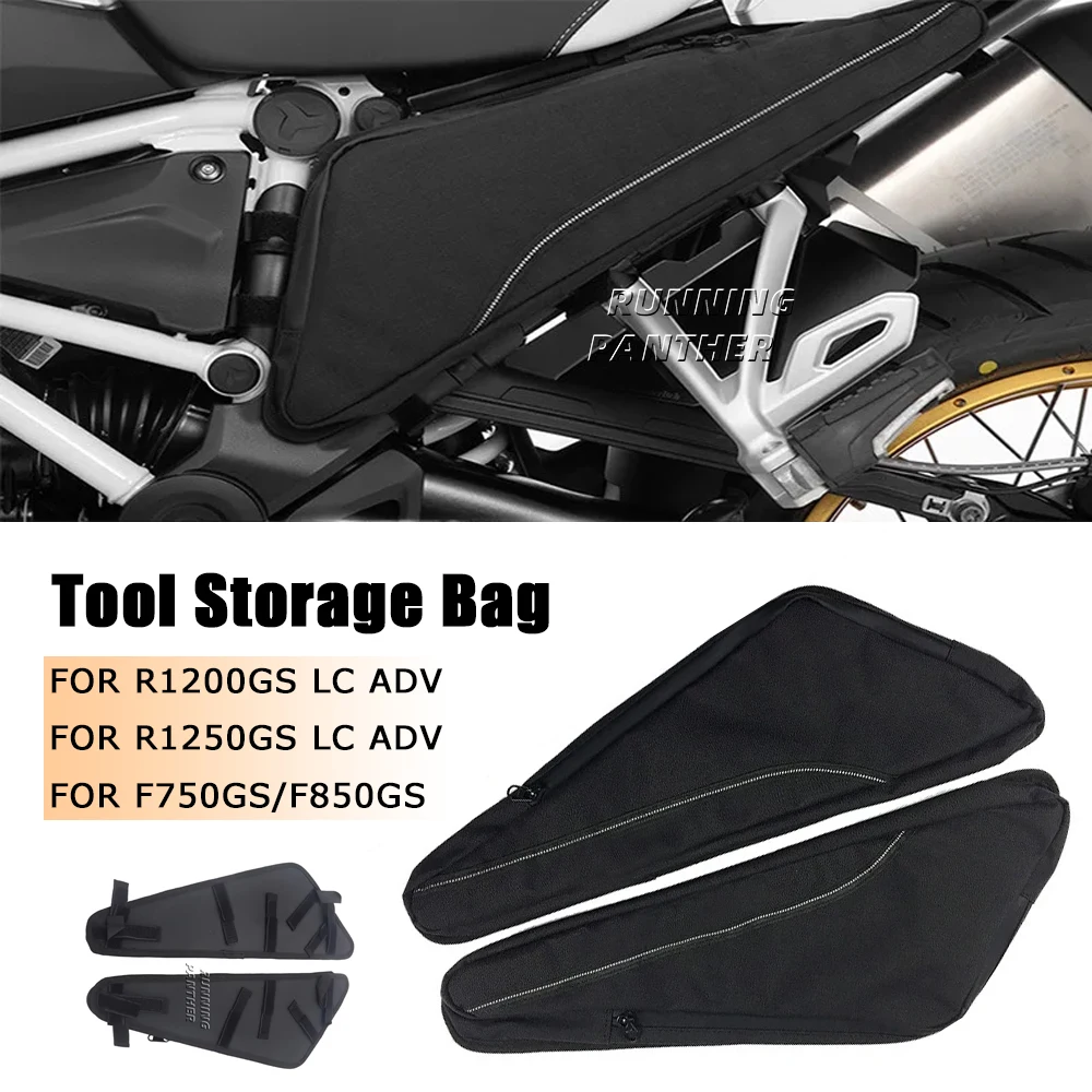 

FOR BMW R1200GS ADV LC R1250GS F750GS F850GS R1200R Waterproof Repair Tool Placement Bag Frame Triangle Package Toolbox
