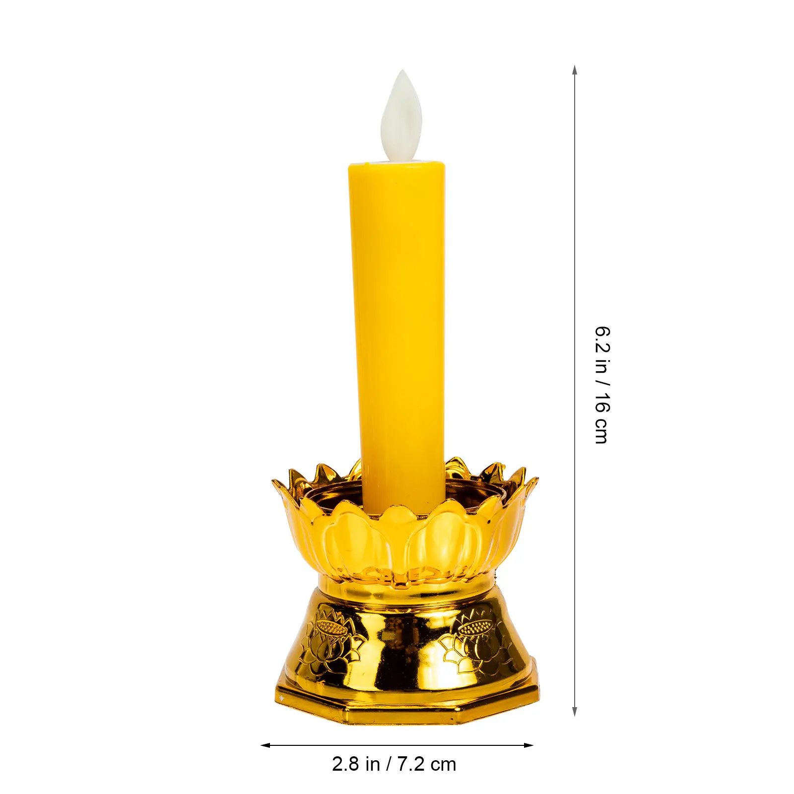 Velas electrónicas Led, luces operadas sin llama, brillo cálido falso para decoración del hogar, comedor, luz nocturna segura