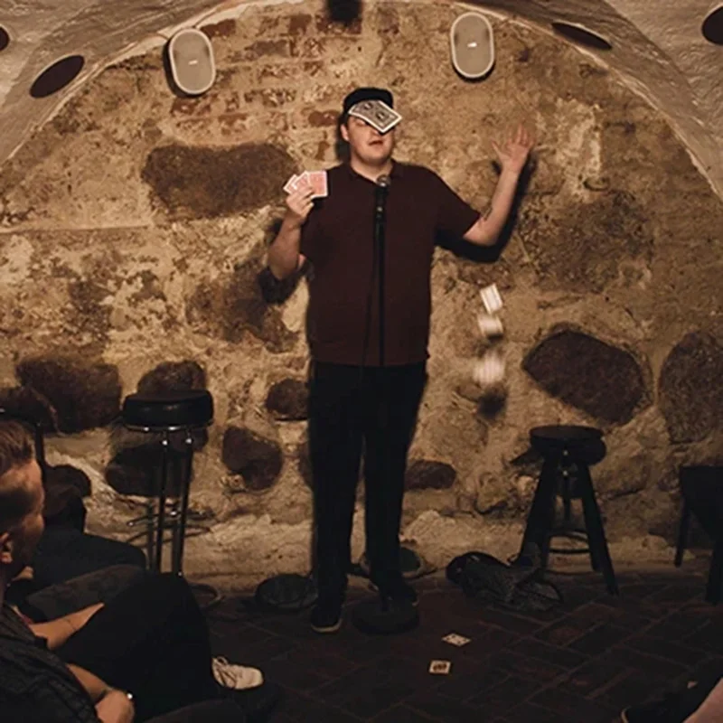 Mortenn's جامبو بطاقة خدعة الساحر المرحلة عن قرب الخدع السحرية أوهام الحيل Mentalism كوميديا بطاقة التنبؤ ماجيا الدعائم