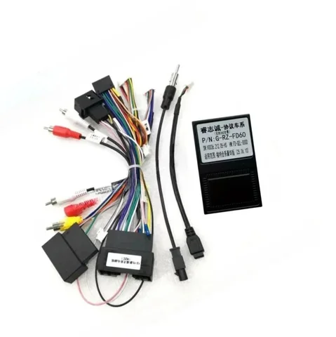 Адаптер Raise Canbus Box RZ-FD60 для Ford Fiesta 2013-2024/Transit, 16-контактный кабель питания для Android мультимедийной стереосистемы, автомобильная аудиосистема