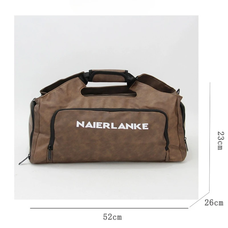 Large Capacity Handbag Men Letter Printed Top-Handle Bags Men Travel Totes Dry Wet Separation Fitness Bag Fashion Luggage Bag