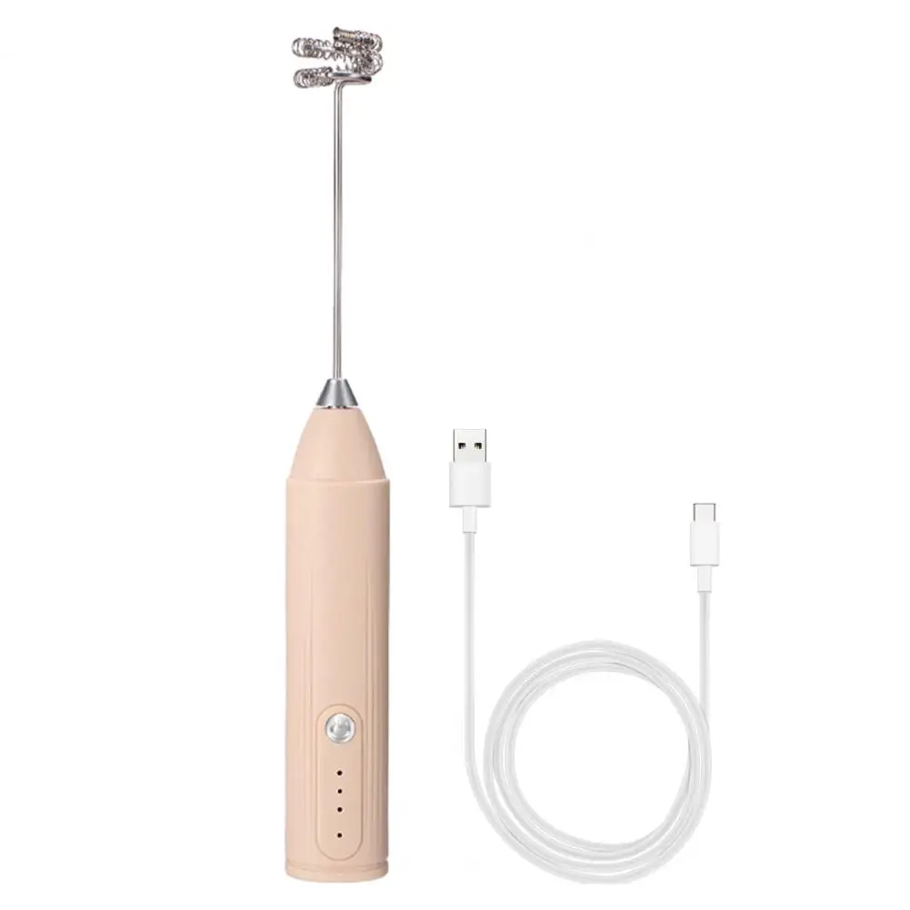 

USB electric milk frother, handheld milk coffee machine, 3-speed wireless egg beater, kitchen mixer, multifunctional food mixer