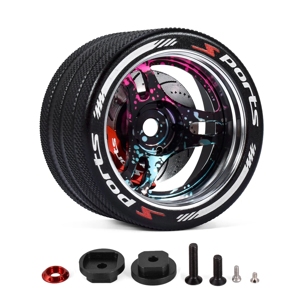 9IMOD Remote Control Metal Handwheel Aluminum RC Hand Wheel For FLYSKY/FUTABA/SANWA/WFLY Series Steering Wheel