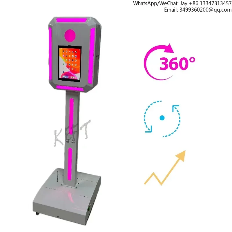 360 Portable Ring Roamer Photo Booth Photobooth Kiosk Machine Wedding Photo Booth Roaming Booth