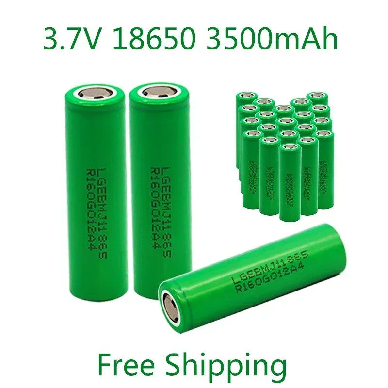 

New Original 18650 battery 3.7V 3500mAh 20A 18650 Rechargeable battery high-current For Flashlight batteries for18650 Battery