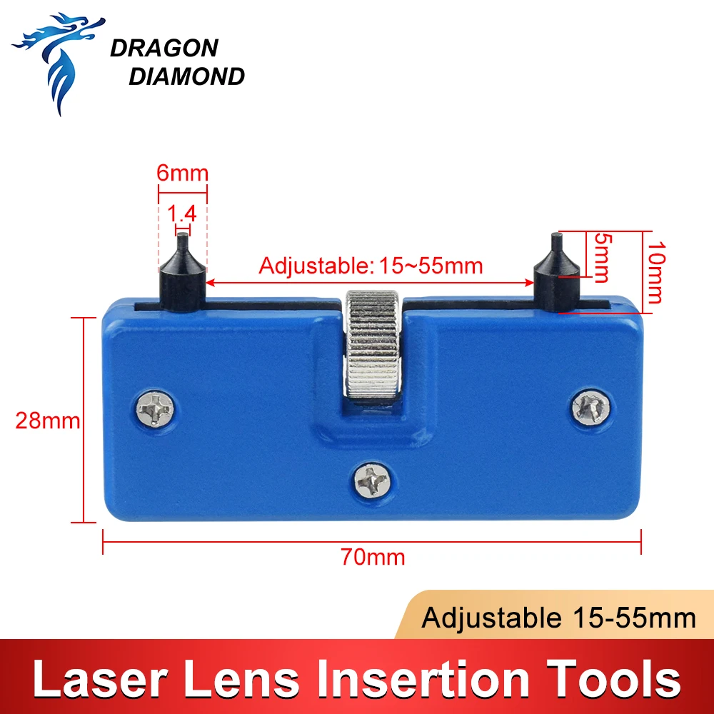 1PC Laser Lens Disassemble Installation Tool Adjustiable 15-55mm D28 D30mm For Raytools Precitec WSX Focusing Collimating Lens