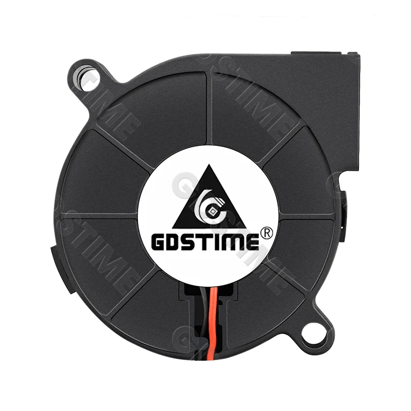 2PCS Gdstime 5015 50mm DC 24V 12V 5V 2Pin Ball/Sleeve Bearing Brushless Cooling Turbine Blower Fan 50mm x 15mm Blower Cooler Fan